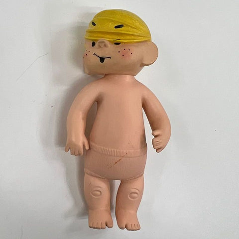Vintage HKK Dennis The Menace Soft Plastic Squeezable Doll c1959 *No Clothing*
