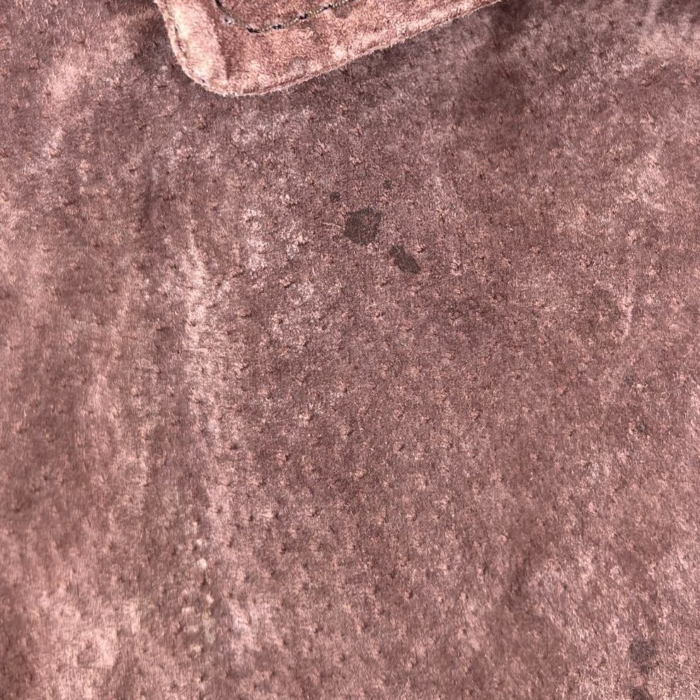 Vintage Relativity Brown Genuine Suede Leather Jacket Women's Plus 3X
