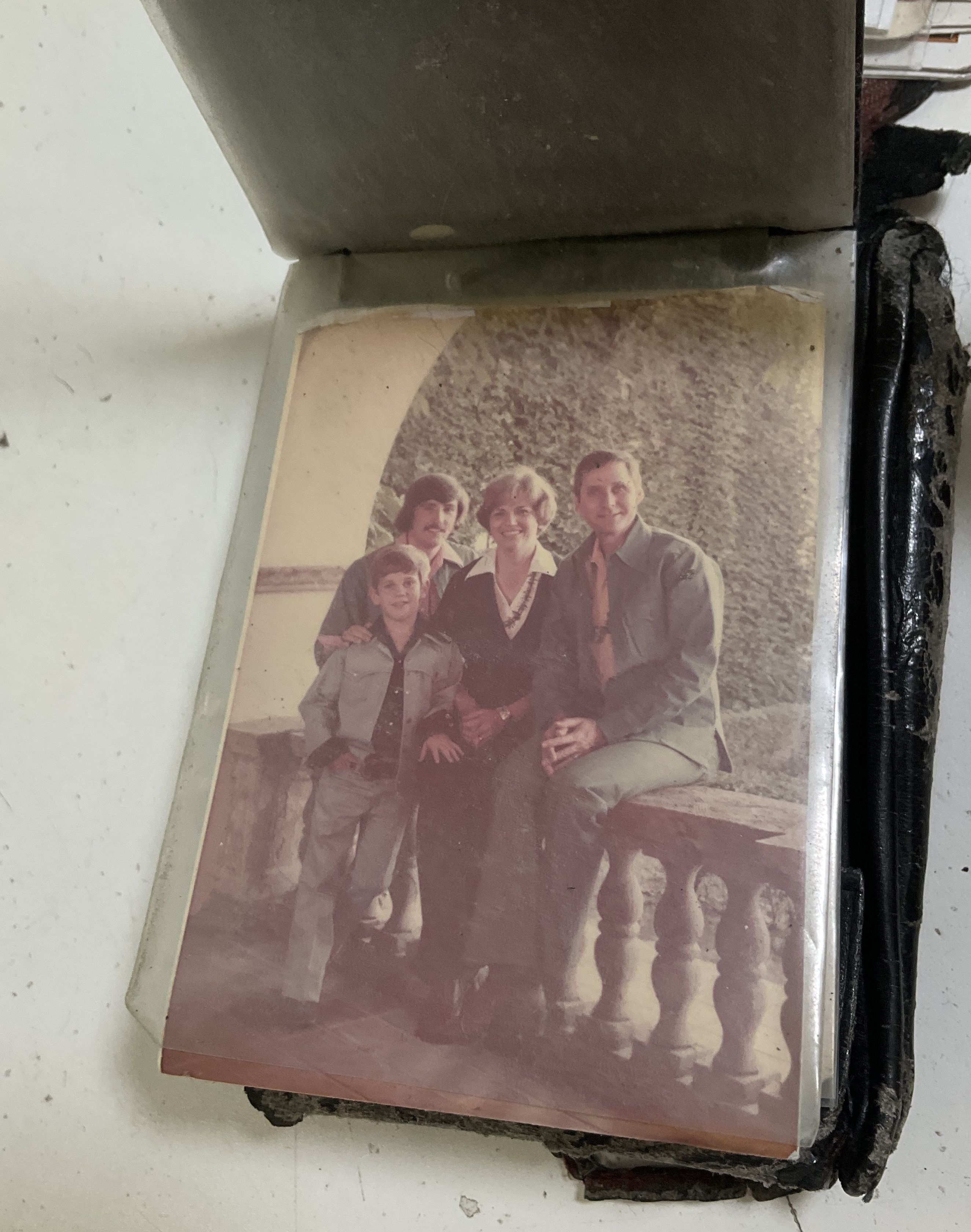 Vintage Ephemera Lot Found Photos in Wallet 1940s-1990s Vernacular Photography