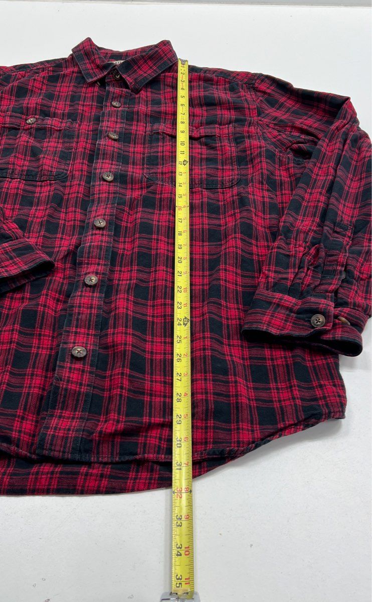 Duluth Trading Co. Red and Black Plaid Skirt - Size XL
