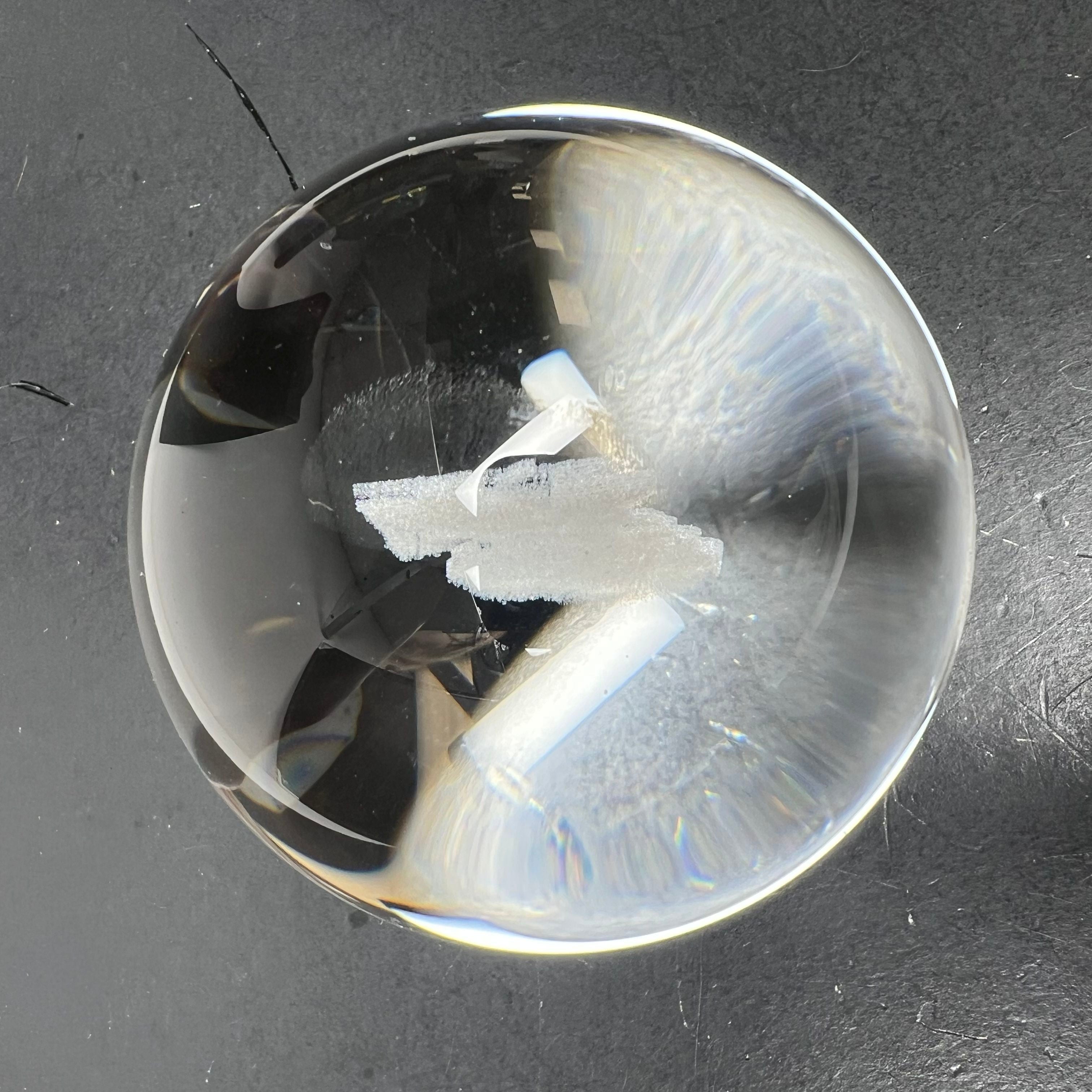 Marilyn Monroe Crystal Sphere 3" 3D Laser Engraved Etched