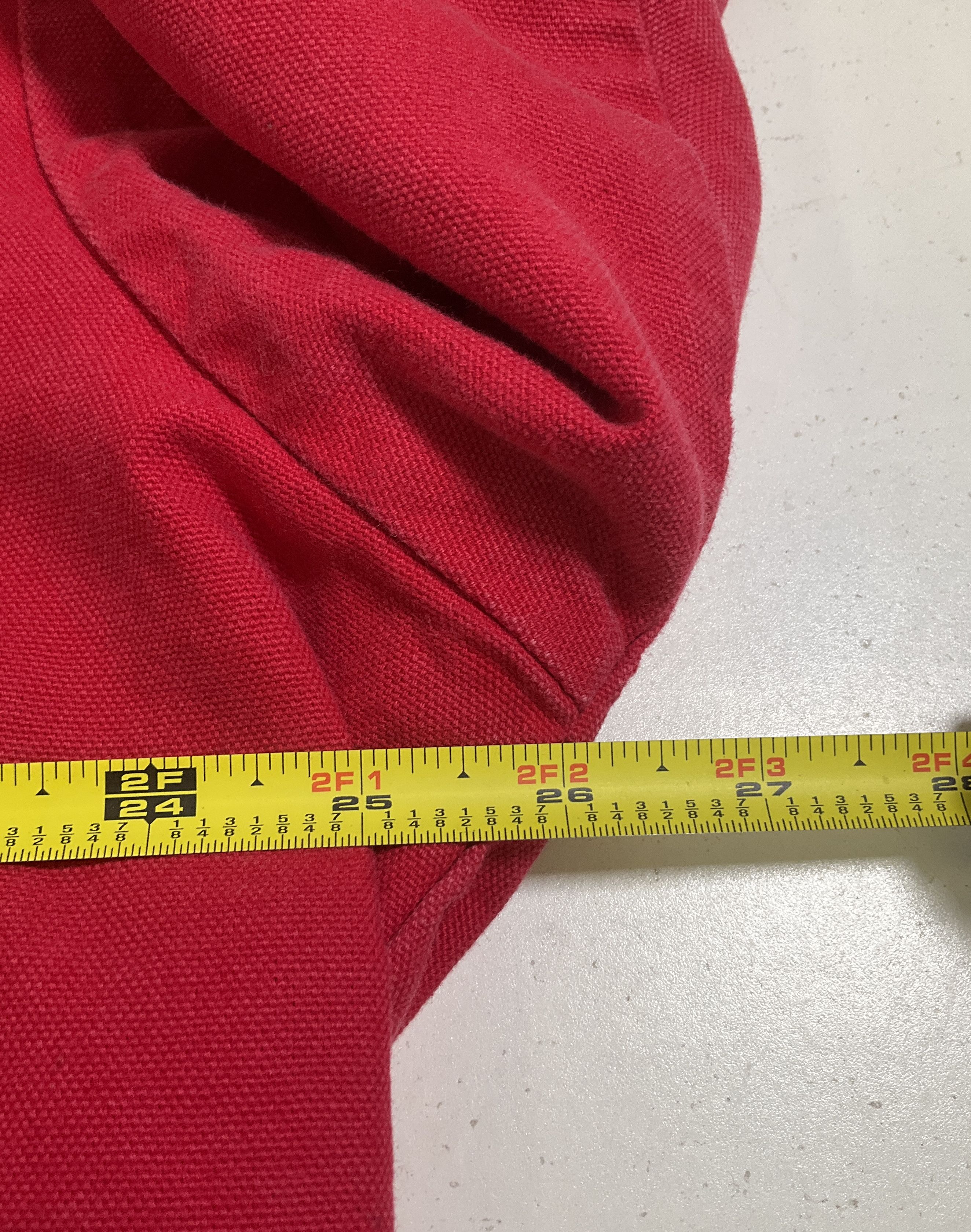 Vintage 80s Pella Red Hooded Thermal Lined Work Jacket Men's XL USA Made