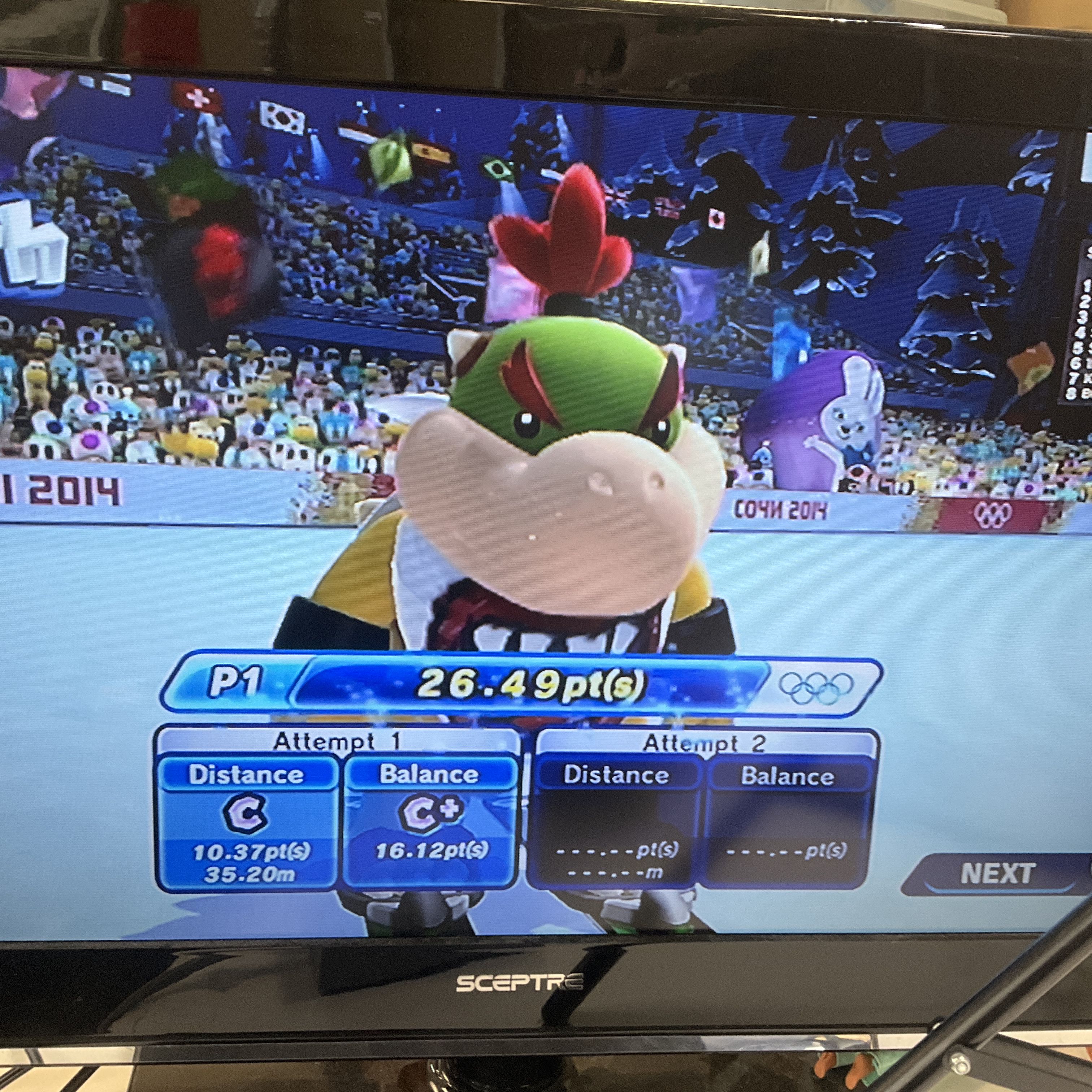 Nintendo Wii U Mario & Sonic at The Olympic Winter Games Sochi 2014 CIB Tested