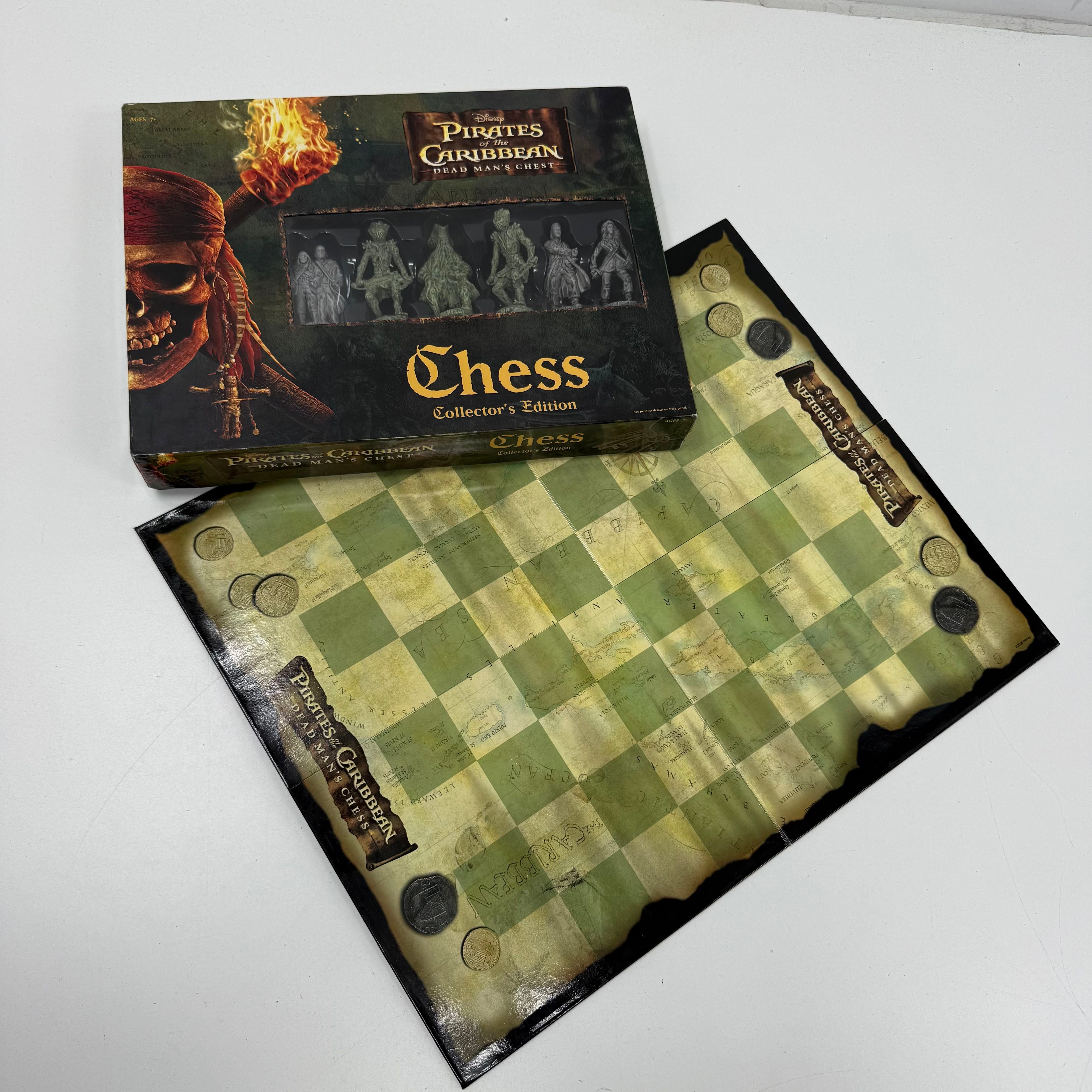 2006 Disney Pirates of the Caribbean Dead Man's Chest Chess Collector's Edition