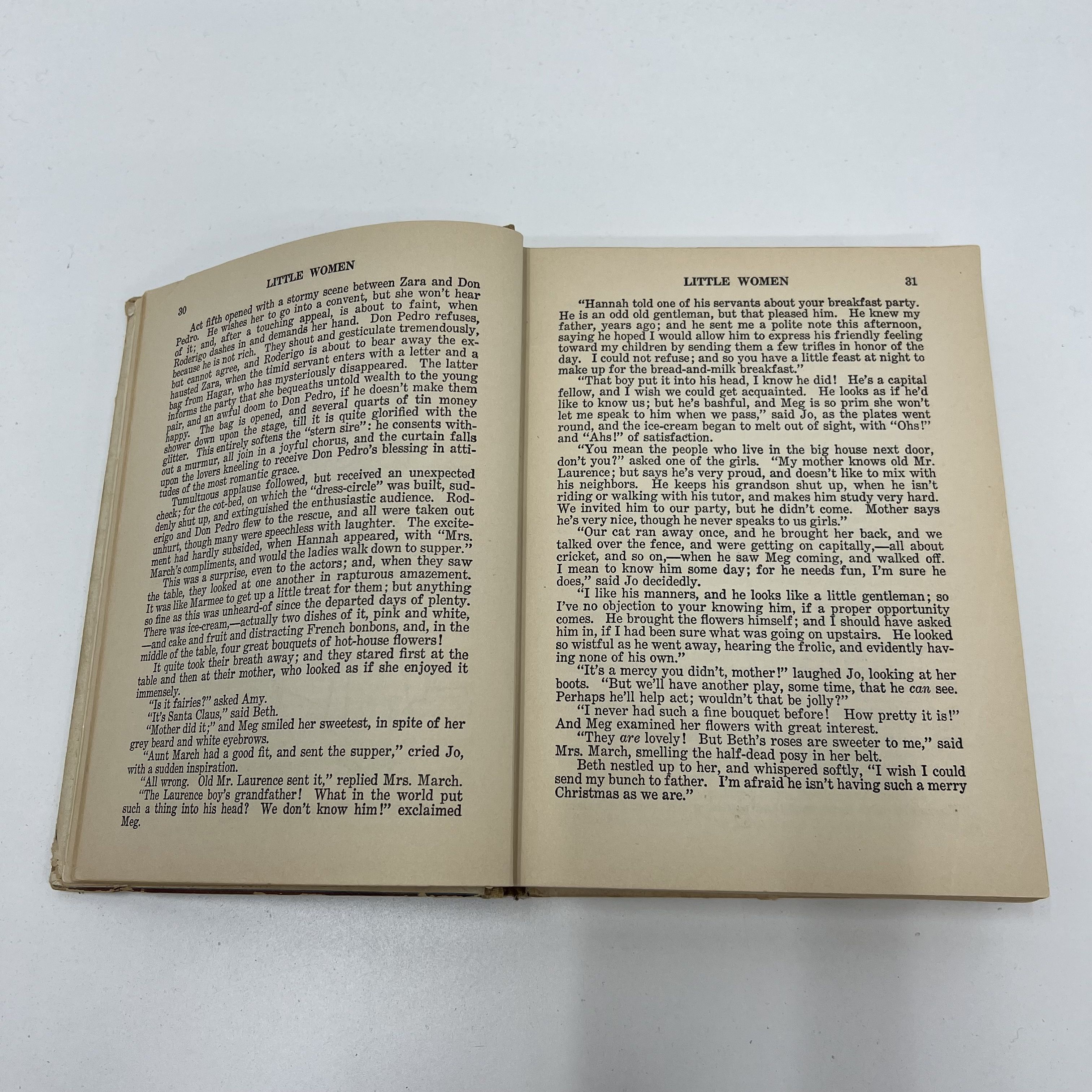 Little Women Alcott Companion Series Antique 1926 Saalfield Illustrated