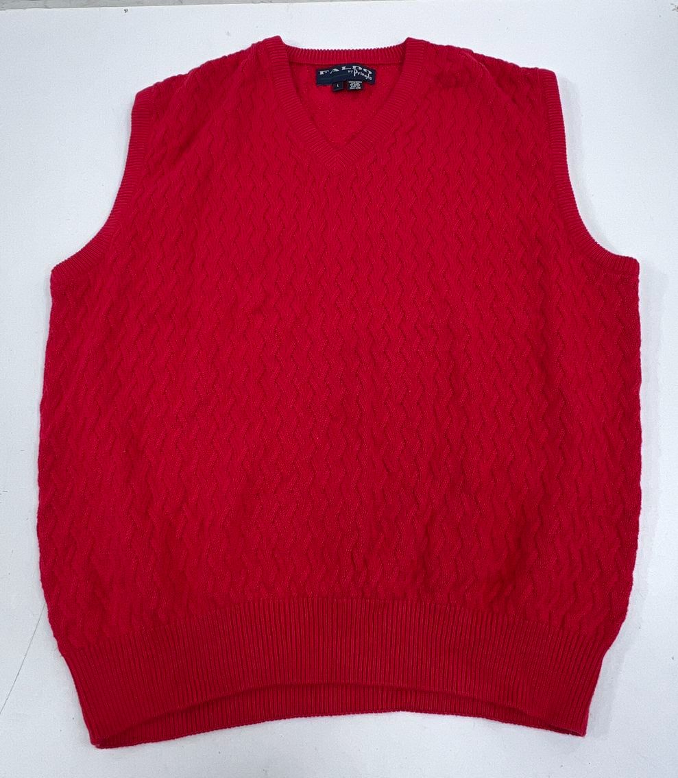 Vintage 90s Y2K Sweater Vest Lot 4 Mixed Brands Pringle Mens Womens Sz L-2X