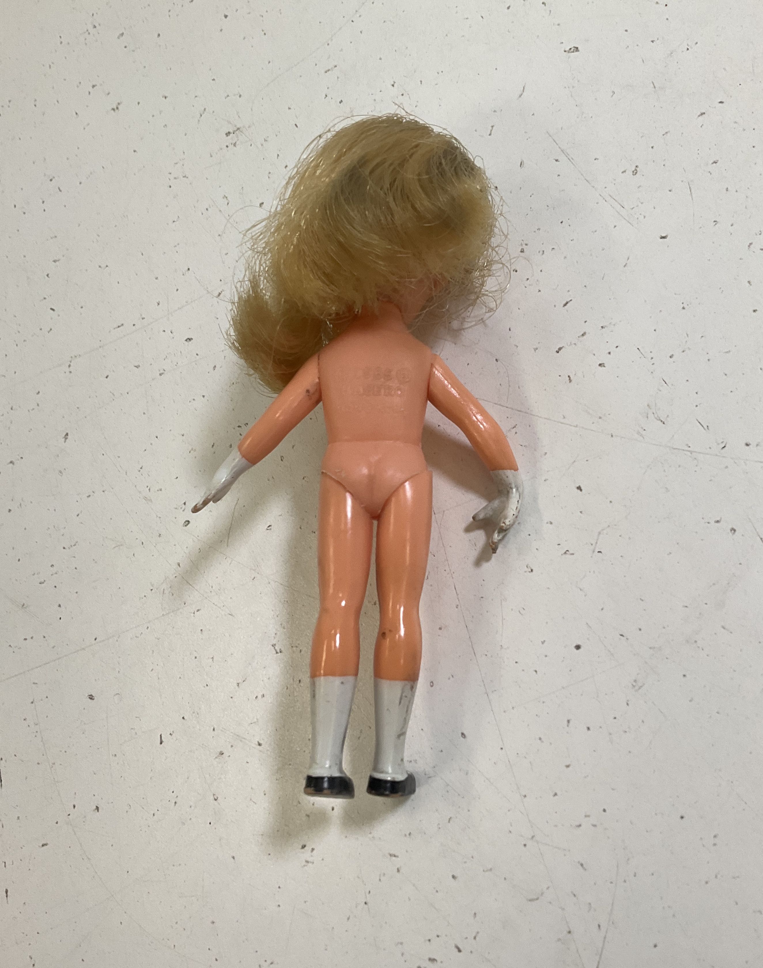 3 Vintage 1960s Small Dolls Hasbro Kiddle Dolly Darlings Uneeda Tiny Teen