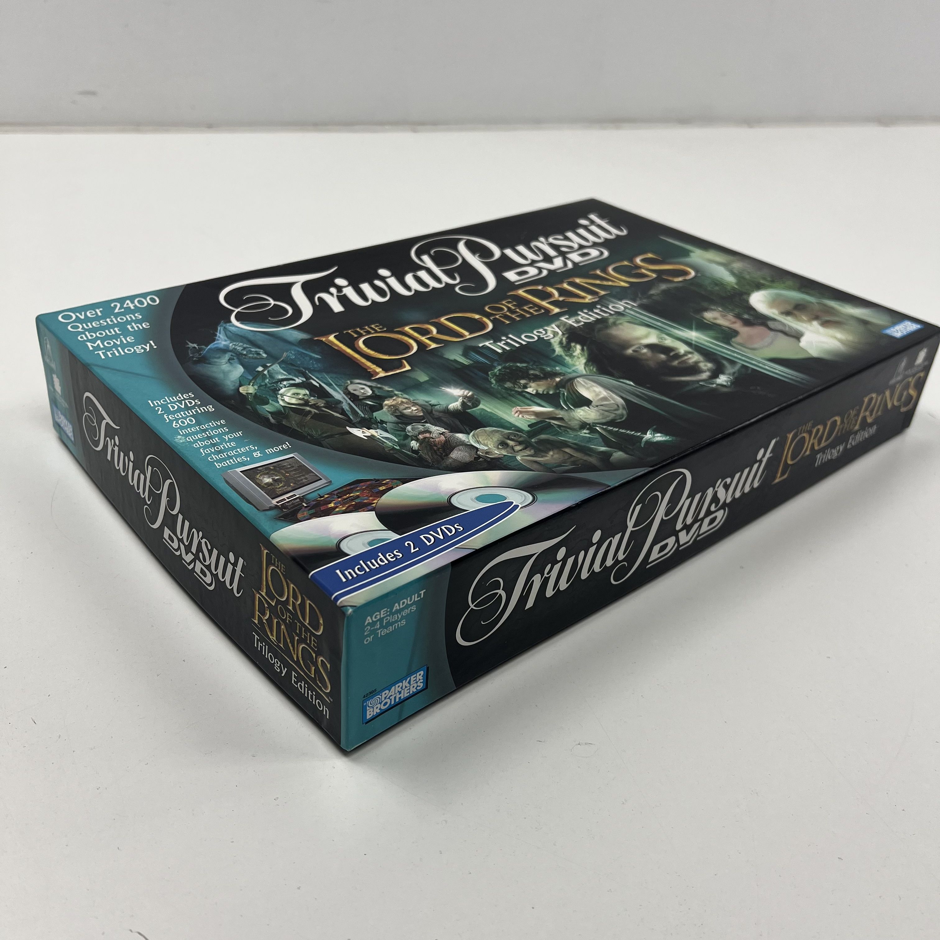 Trivia Pursuit DVD Lord Of The Rings Trilogy Edition Sealed Game Pieces IOB