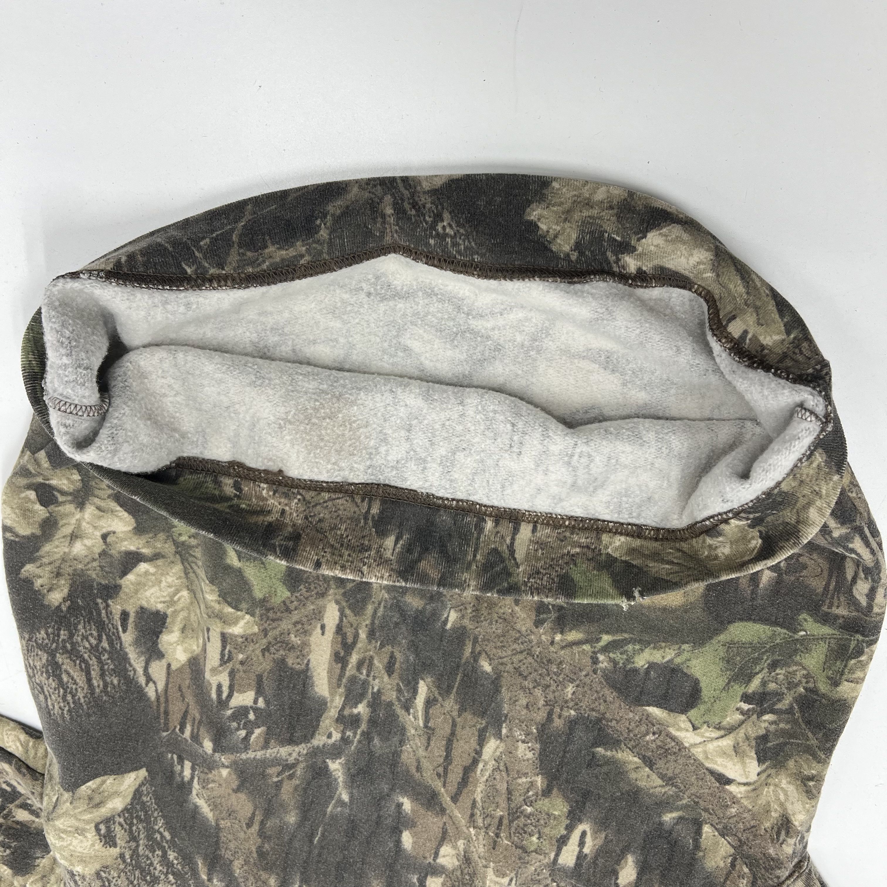 Vintage Y2K Mossy Oak Camo Full Print Crewneck Sweatshirt Men's XL