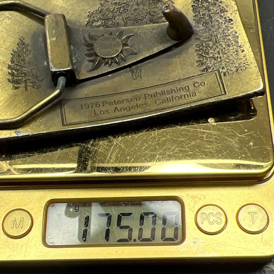 Vintage Lewis Buckles Hunting Protect America's Hunting Heritage Belt Buckle