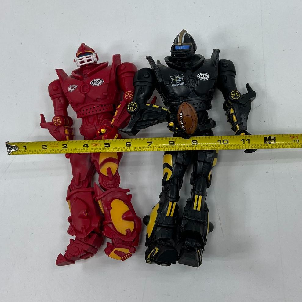 Collectible Memorabilia Fox Sports Chiefs & Tigers Robot Action Figures Lot Of 2