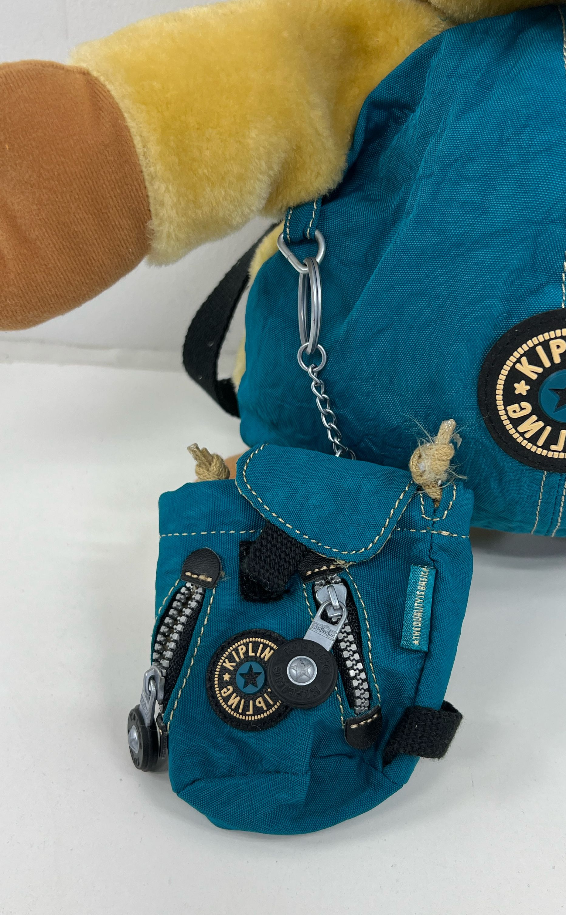 'Vintage Kipling Doudou Plush Monkey Backpack Rucksack