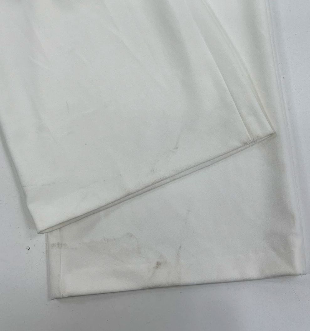 Calvin Klein White Ruffle Neck Sleeveless Belted Jumpsuit Womens 4 NWT