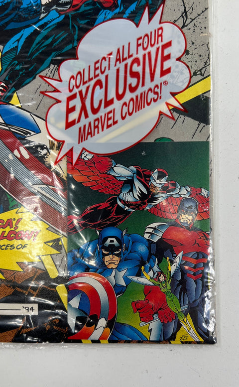 Vintage 90s Marvel Pizza Hut Real Heroes Comic Book Lot of 18 Captain America