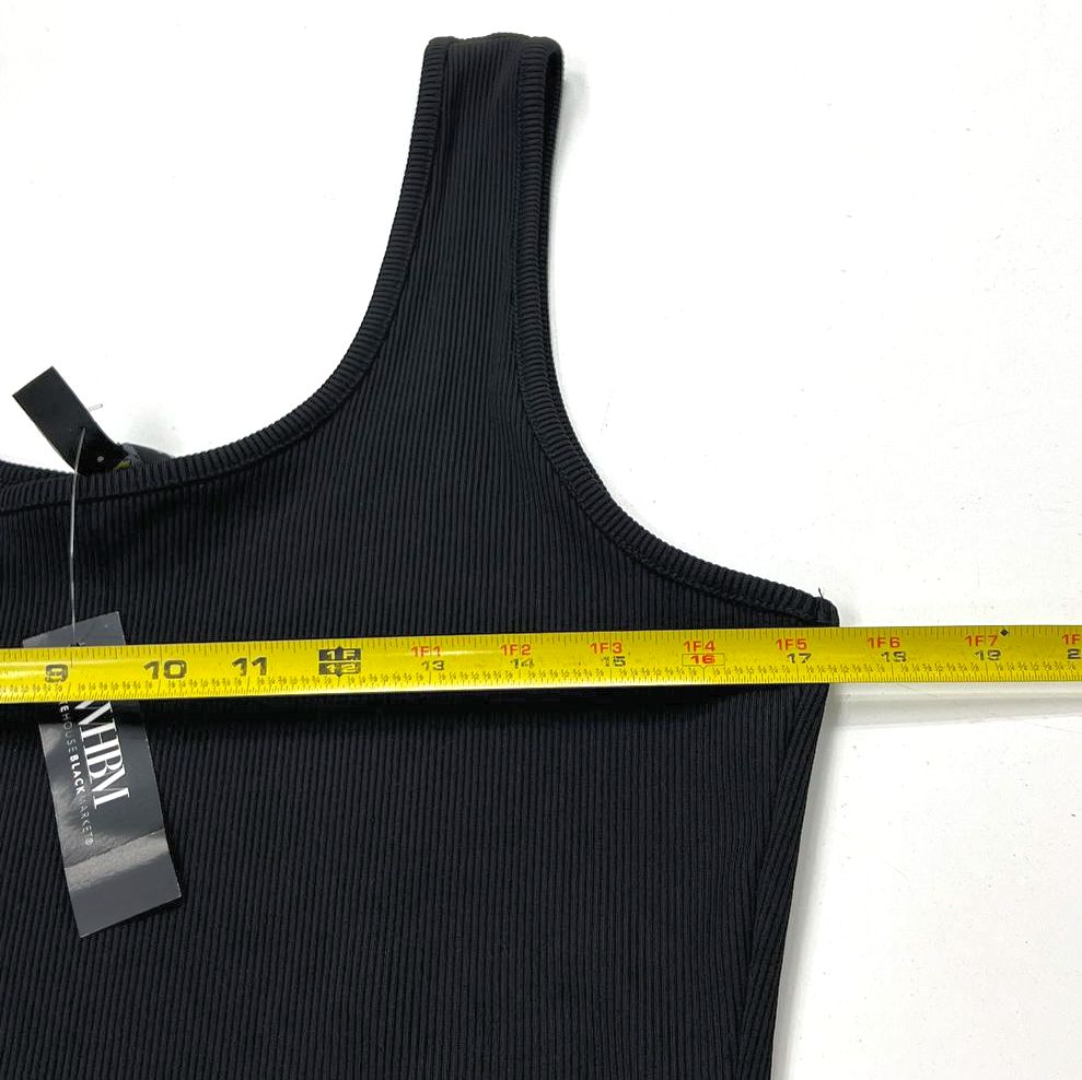 WHBM White House Black Market FORME Ribbed Knit Sleeveless Maxi Dress NWT Sz XL