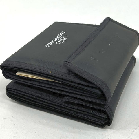 Lot of 2 Vintage Ford OEM CD Holder Case Car Audio Storage Wallet Accessory