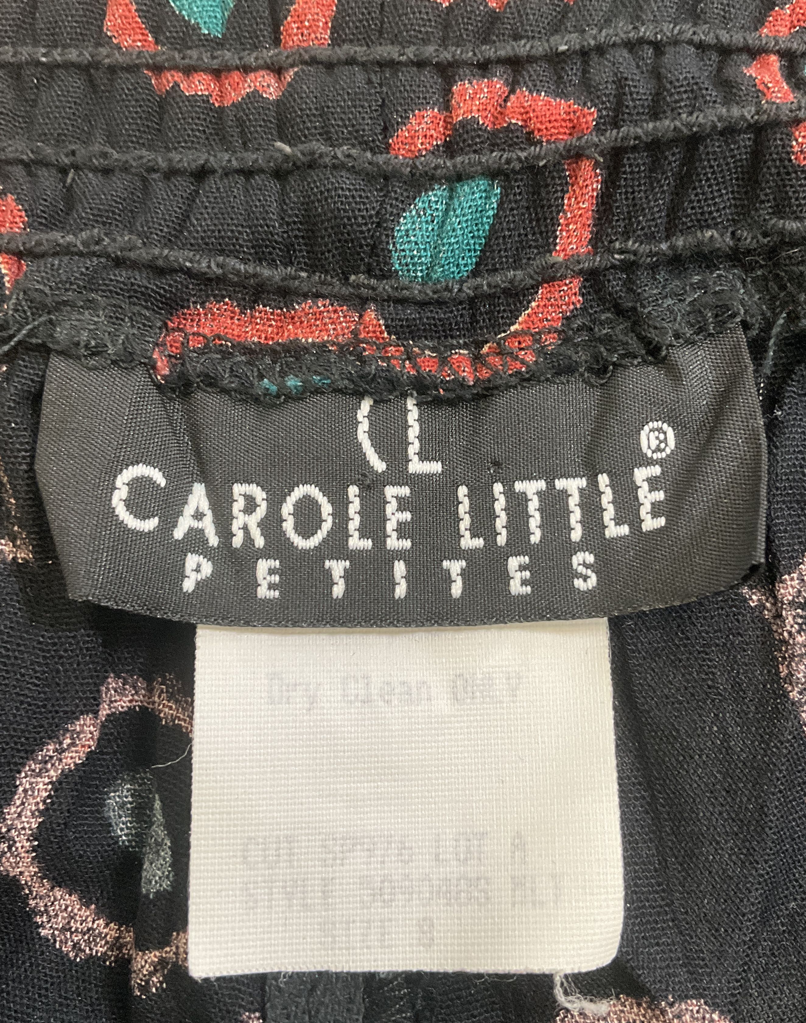 Vintage 90s Carole Little Petite Geometric Beaded Outfit Set Womens Sz 6P 2