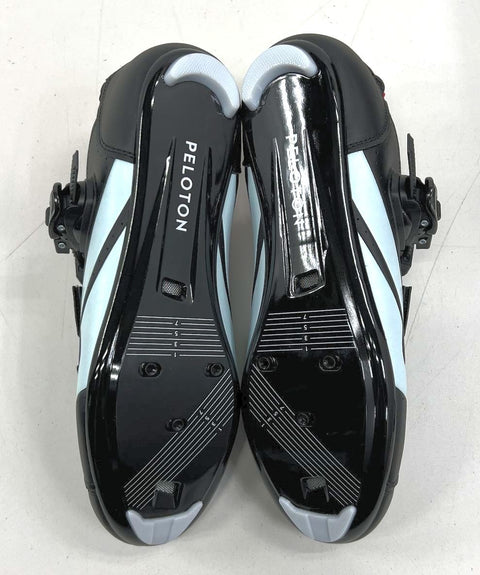 DS Peloton OG All Cycling Shoes w/ Cleats Black Red Bike Shoes Size EU 41