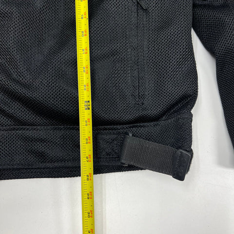 River Road Phoenix Black Mesh Vented Protective Motorcycle Jacket Men's 2XL