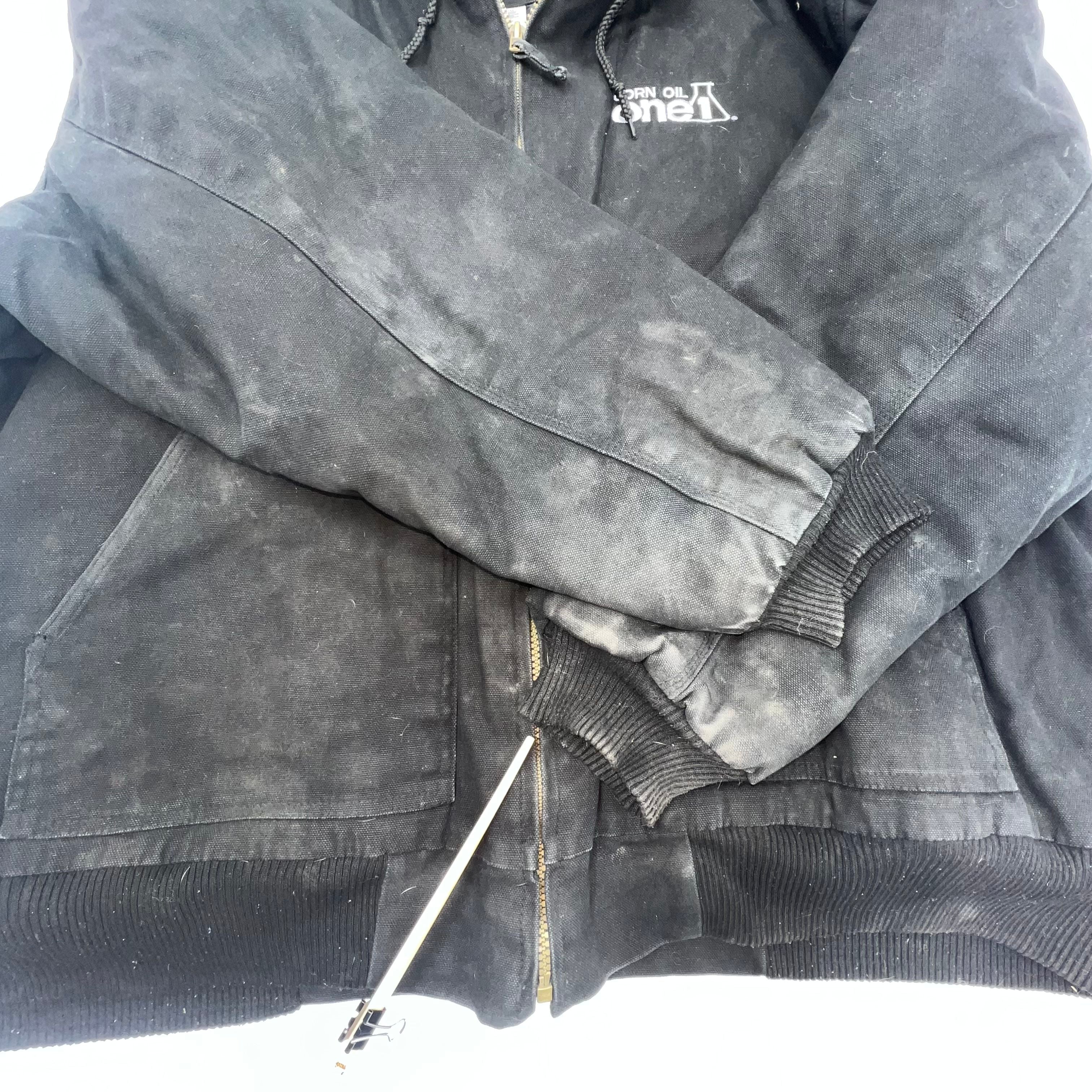 KEY Black Outerwear Jacket Full Zip Men's 3XLT 100% Cotton