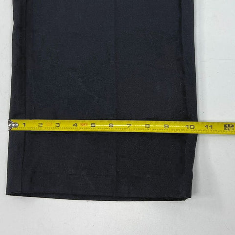 NWT Loft Versa Black Pure Spun Wide Leg Cropped Pants Women's Size 8