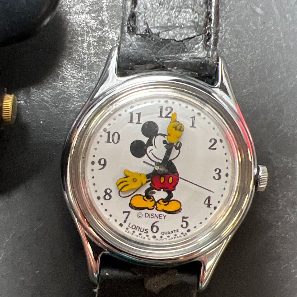 Disney Mickey Mouse Watches Lot Parts or Repair