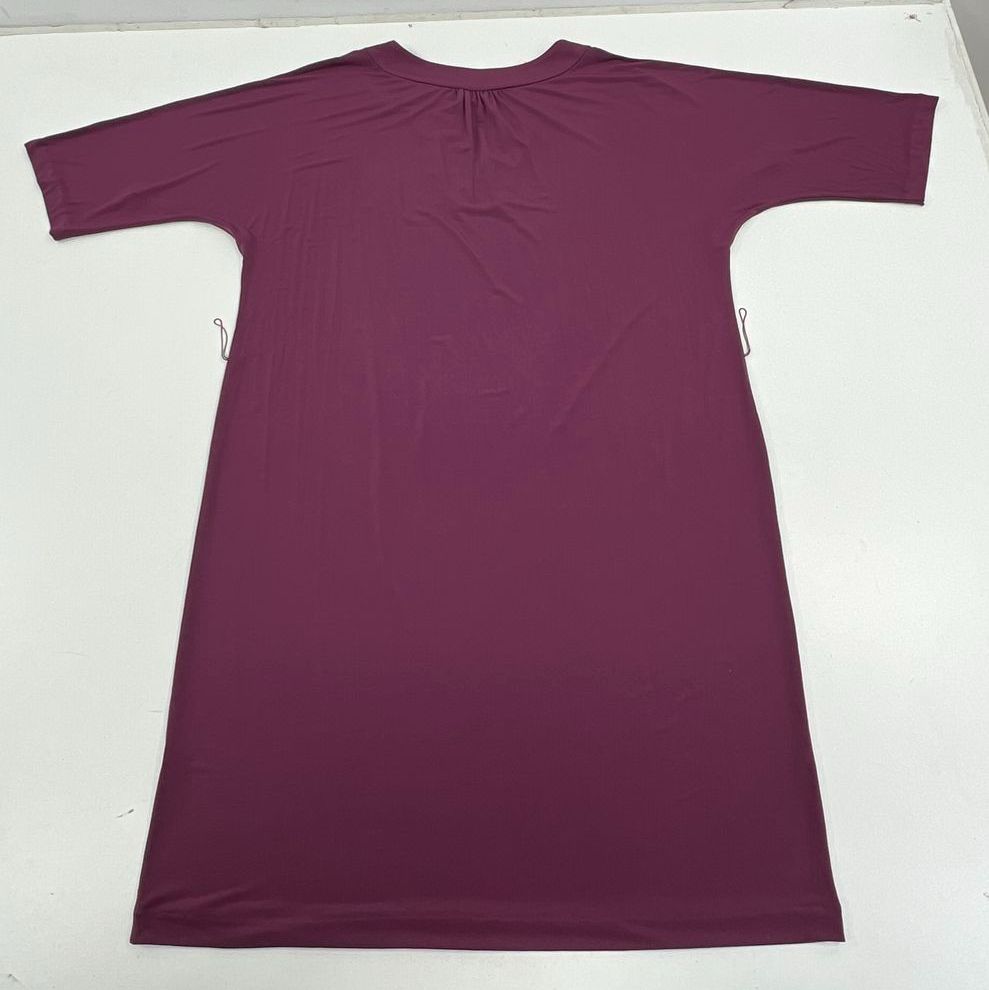 Talbots Collection Side-Tie Sheath Dress Plum Purple Women's Size 16 NWT