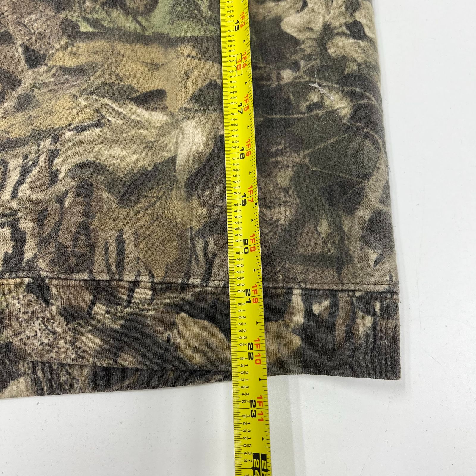 Vintage Y2K Mossy Oak Camo Full Print Crewneck Sweatshirt Men's XL