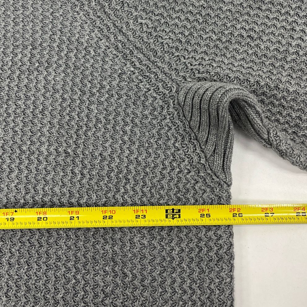 Women's Duluth Trading Grey Knit Pullover Long Sleeve Chunky Sweater - Size XL