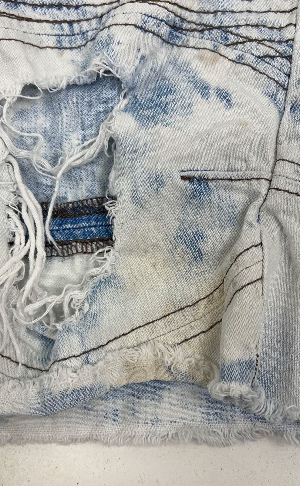True Religion Lot of 3 Shorts Men's Graphic Sweat Denim Moto Cutoff Sz M 34