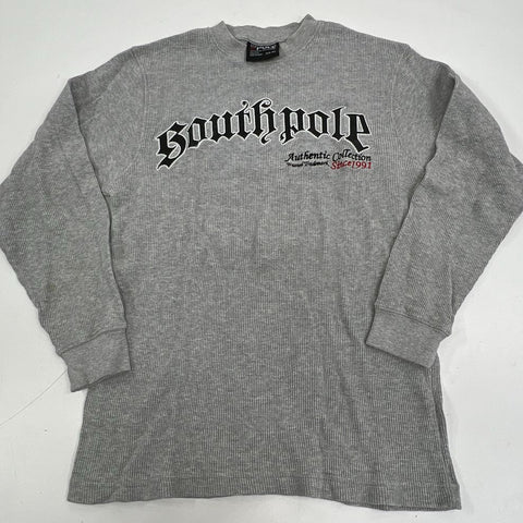 Vintage Y2K Southpole Lot of 2 Thermal Shirts Graphic Embroidered Men's XL