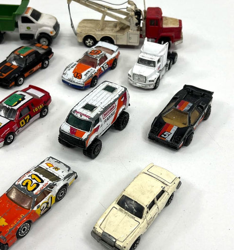 Vintage 80s 90s Lot Diecast Toy Cars Matchbox Hot Wheels Batmobile Bugs Bunny