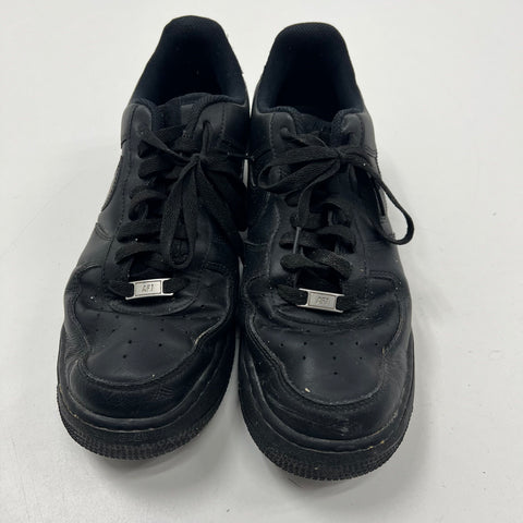 Nike Air Force 1 '07 Low Black Leather Sneakers 315122-001 Men's Size 11.5