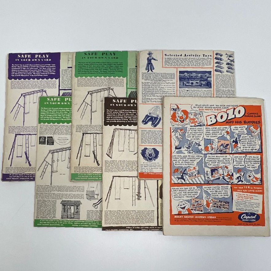 Child Training Association Vintage Children's Activity Books 1940s-50s Paperback