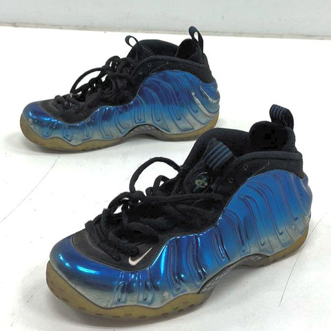 Nike Air Foamposite One Royal Blue Basketball Shoe Size 9 COA