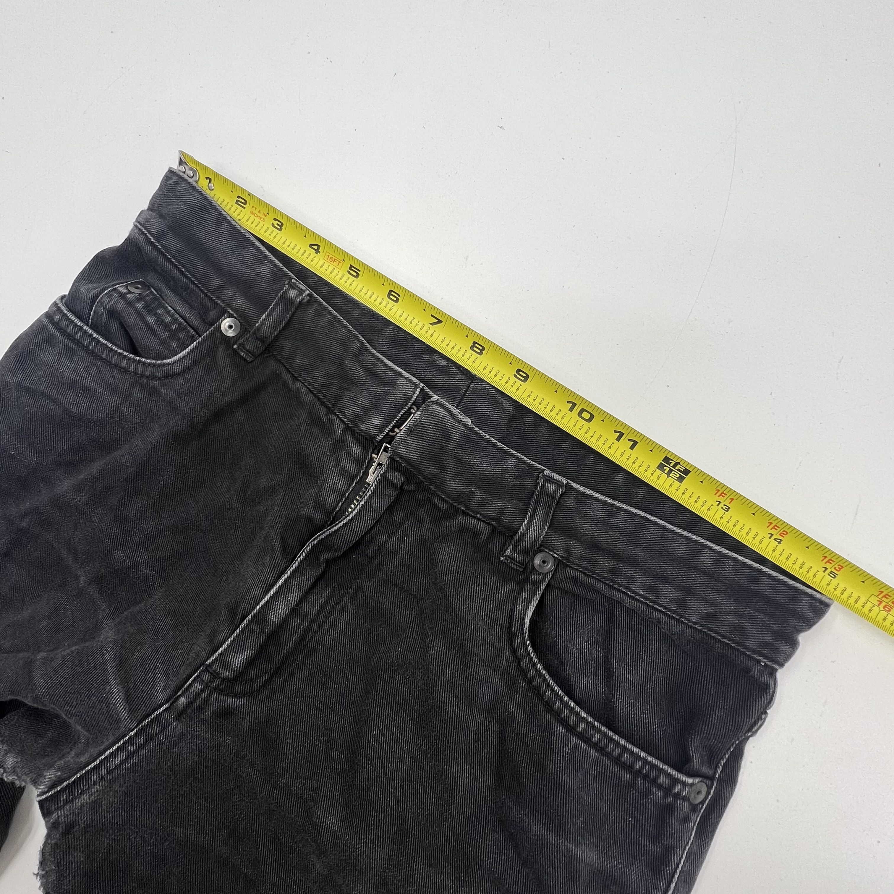 Maison Margiela Black Denim Pants Women's Size 14 Slim