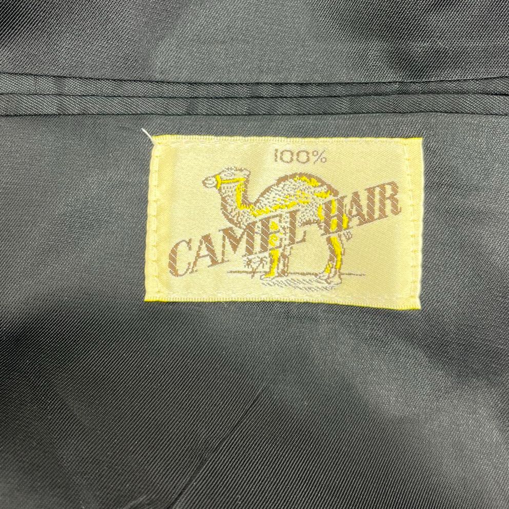 Hunt Valley Black Vintage 70s 100% Camel Hair Blazer Sport Coat Men's 46R