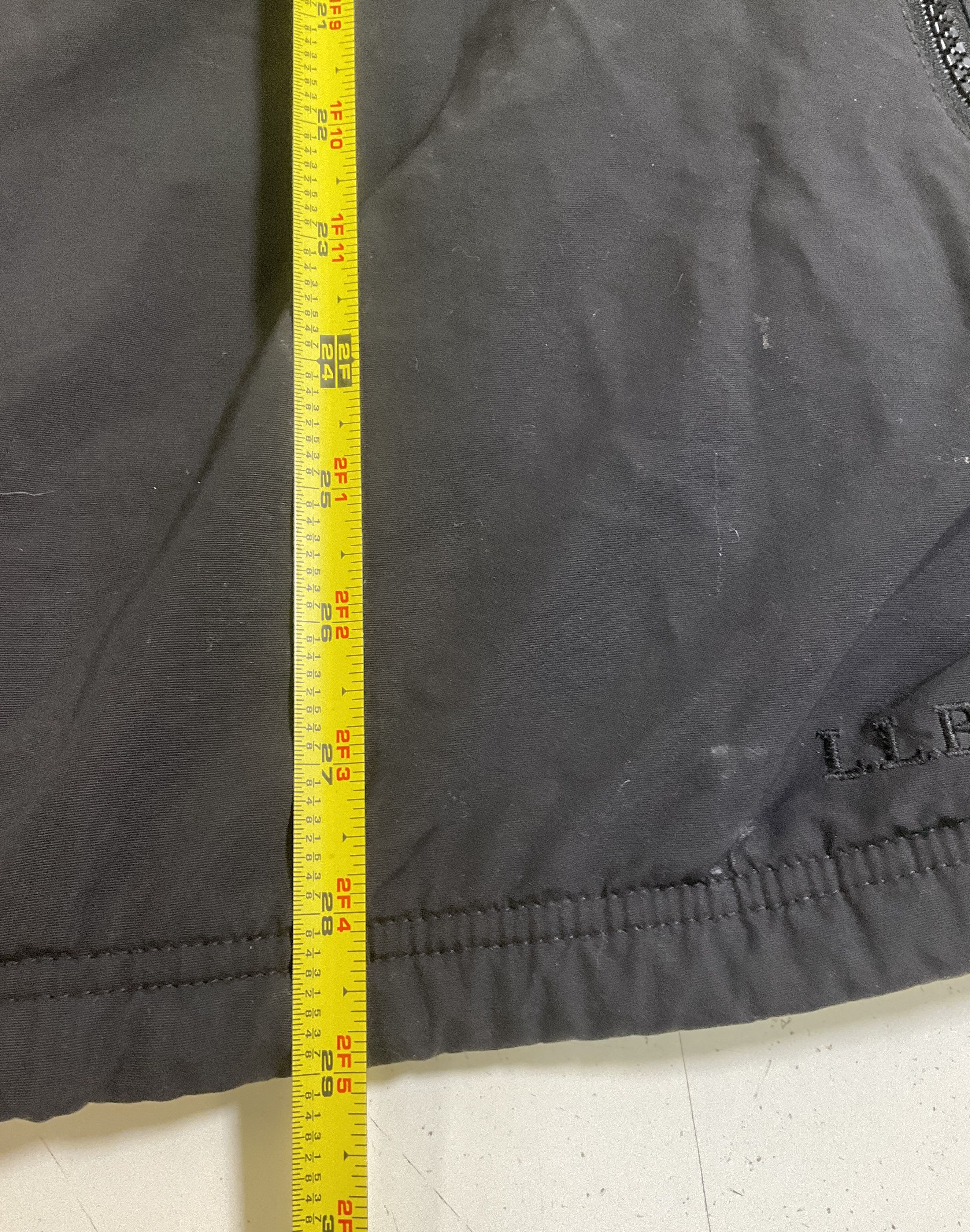 Vintage 90s L.L. Bean Black Fleece Lined Warm Up Jacket Womens Size 1X
