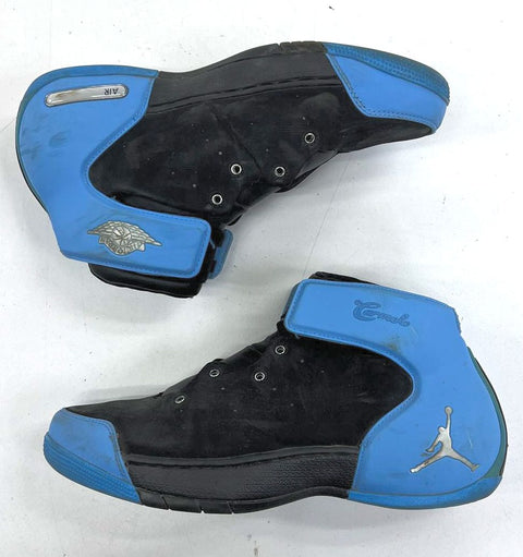 Jordan Melo 1.5 Black University Blue Basketball Shoes 631310-007 Size 8.5