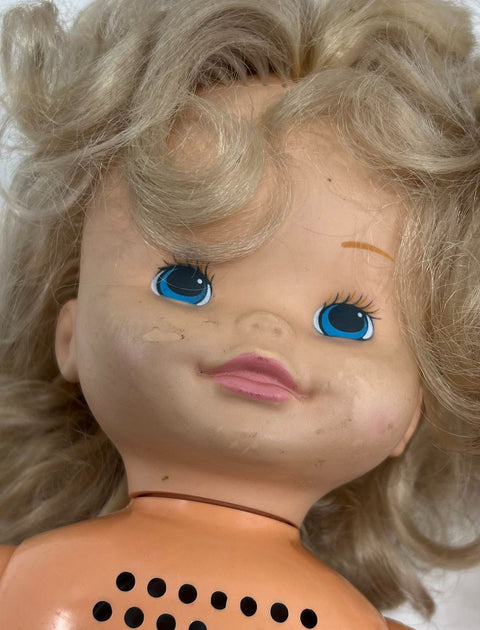 Vintage 80s Mattel Chatty Patty Talking Doll Lot of 2 1964 Mold Mark Mexico