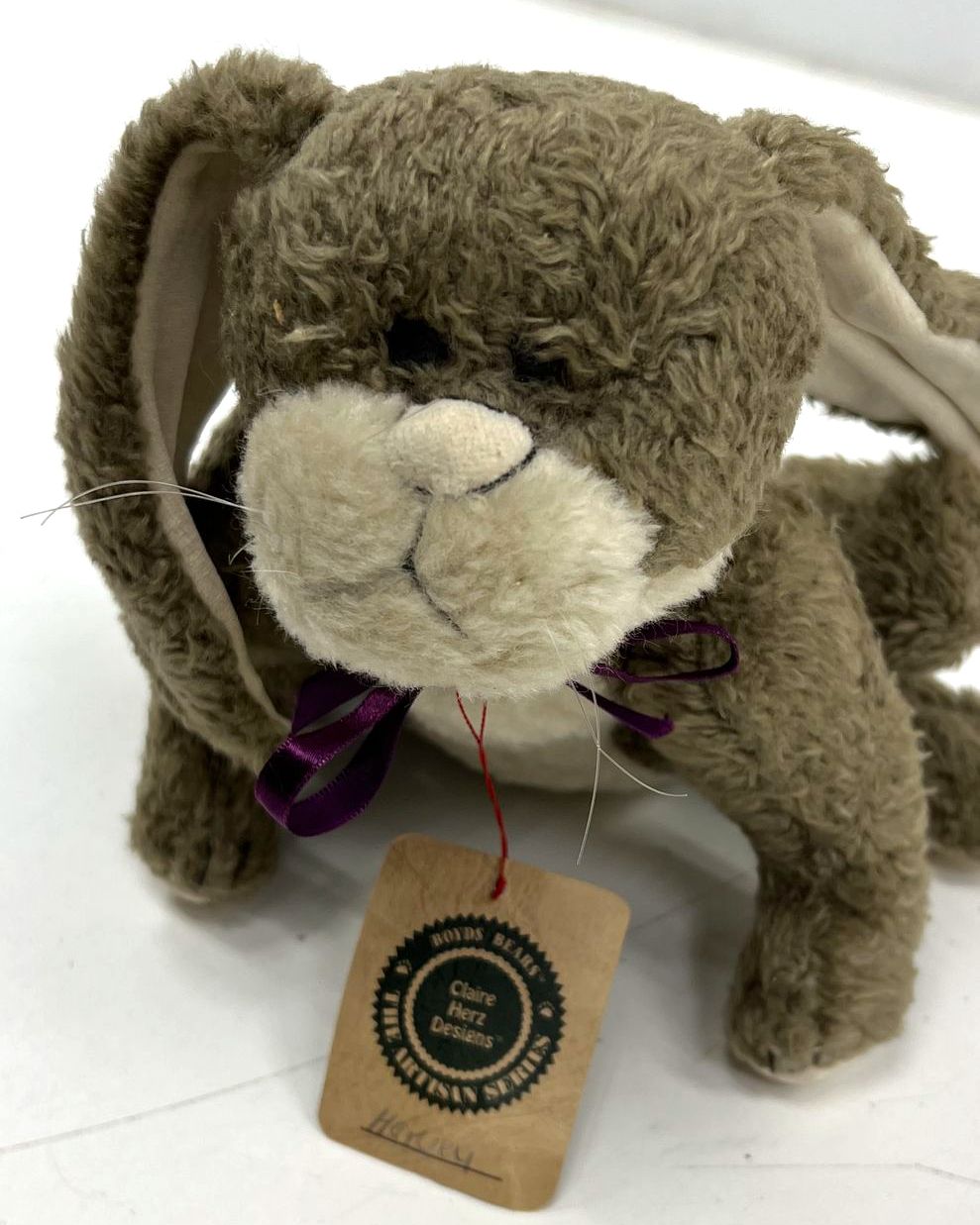 Vintage Boyds Bears Bunnies Lot 7 Plush Rabbit Figures Collectible Stuffed
