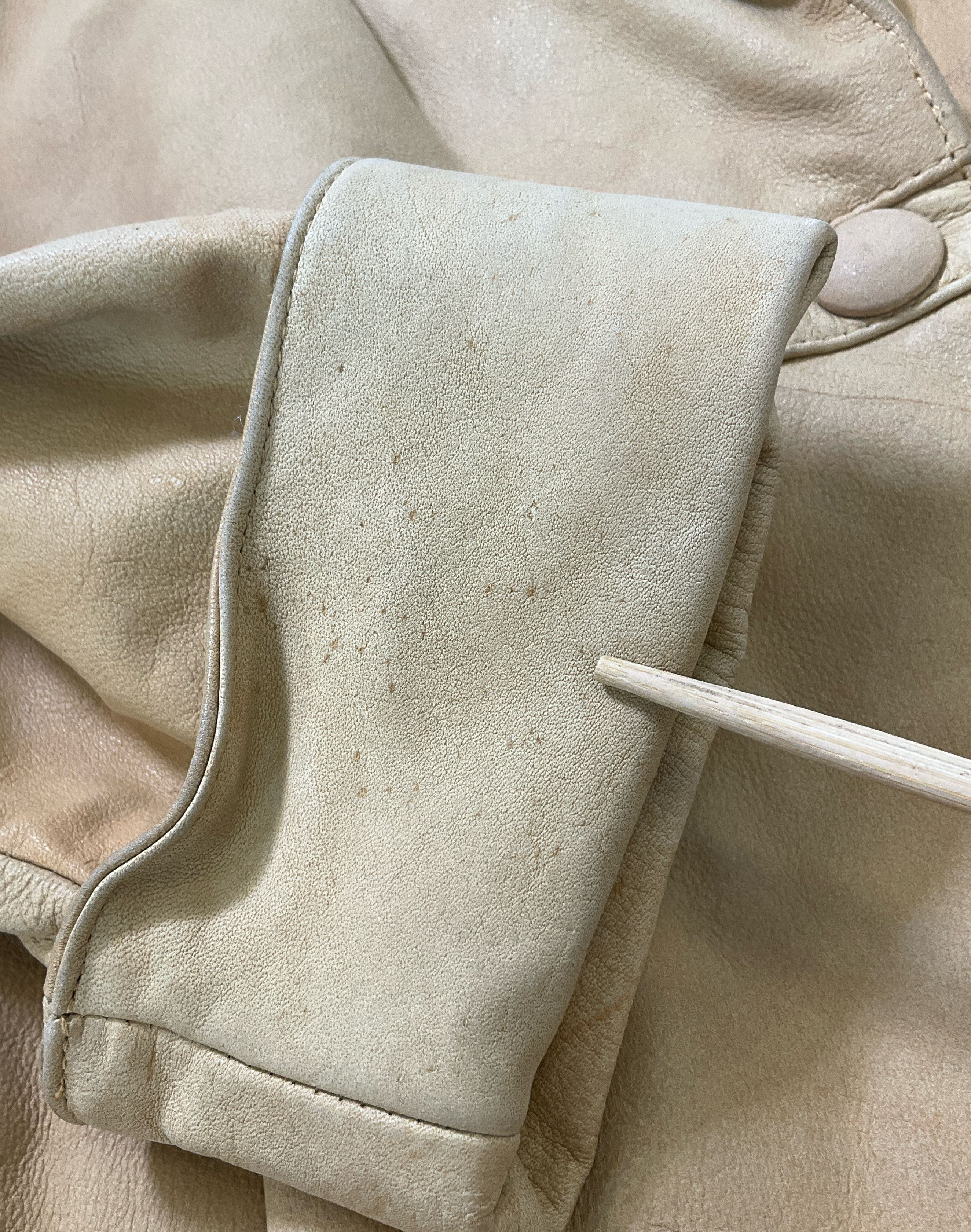 Wilson's Adventure Bound Women's Beige Leather Trench Coat Size S NWT $250 Vtg