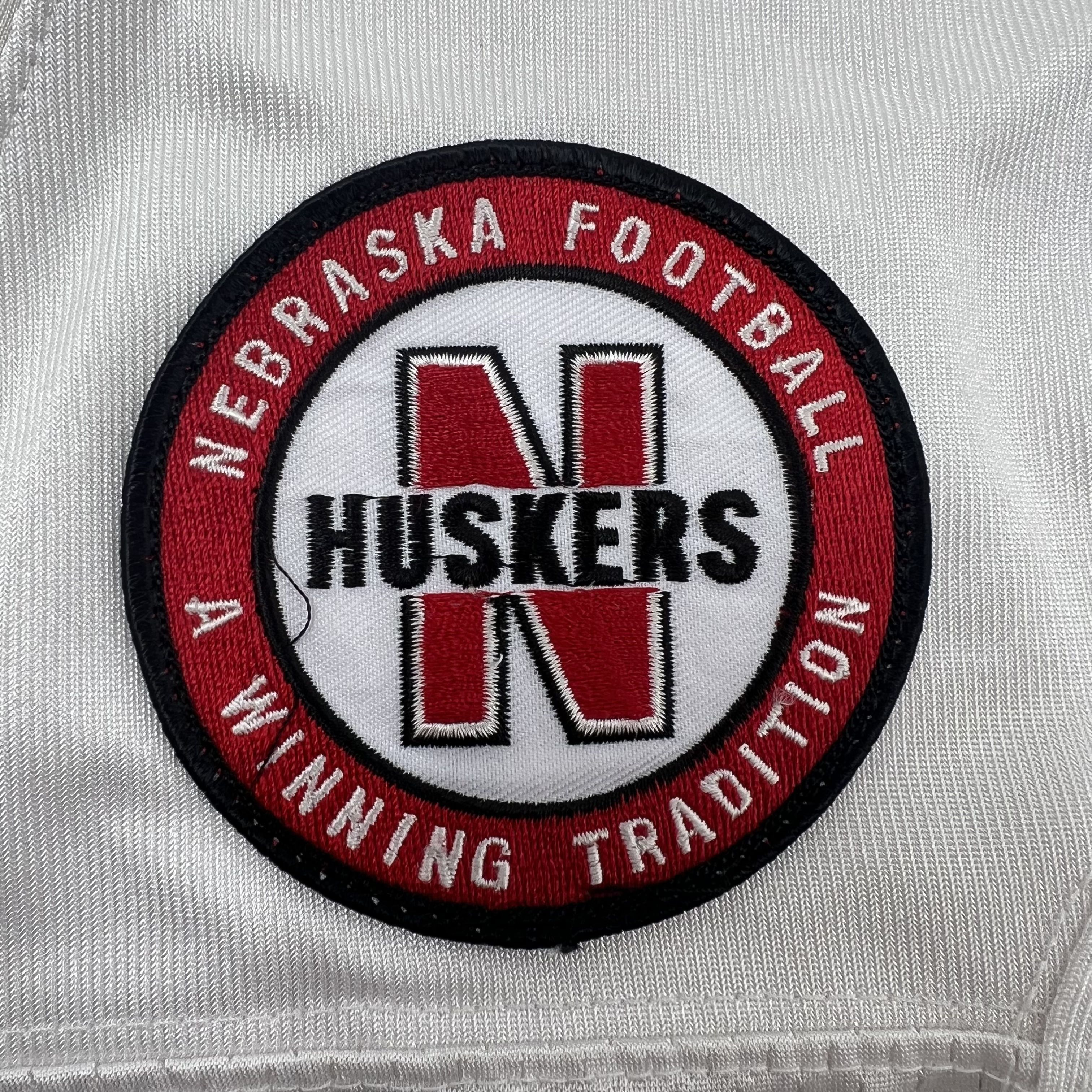 Adidas Nebraska Huskers Football Jersey Dress White Women's 44 Medium?