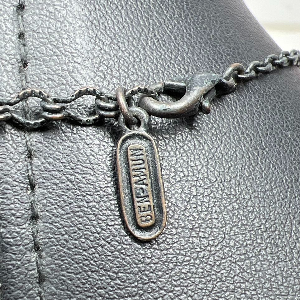 Ben-Amun Black Faux Pearl Vintage Style Necklace