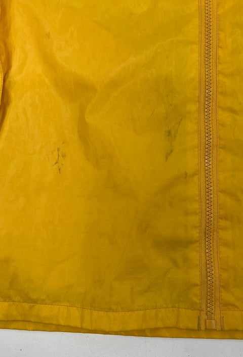Viking Vintage Y2K Yellow Nova Scotia Hooded Windbreaker Jacket Men's 2XL