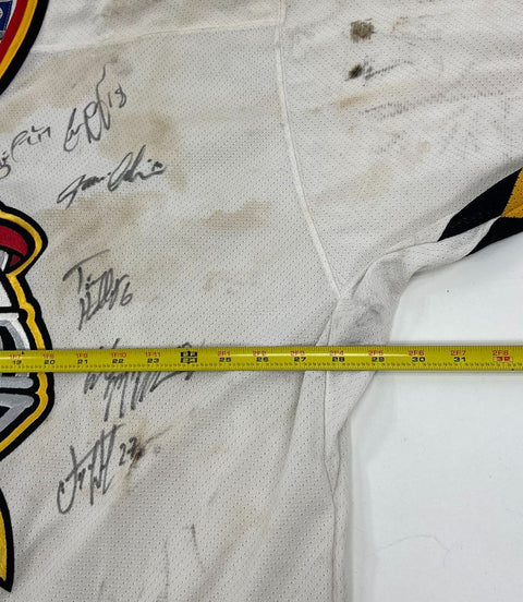 Vintage Omaha Aksarben Knights Team Signed Jersey Autographed Reebok AHL XL