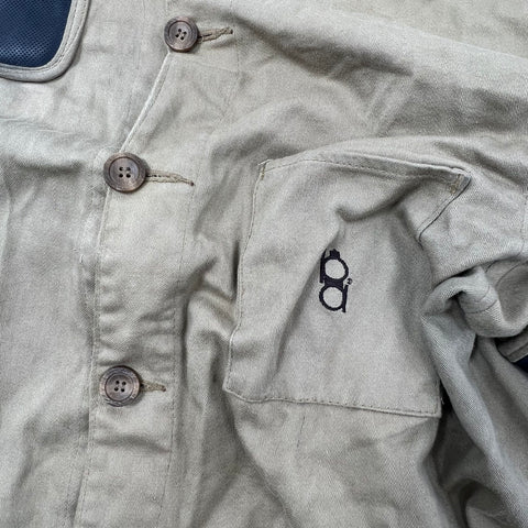 Vintage 80s Bob Allen Tan Padded Shooting Hunting Jacket Coat Men's 48