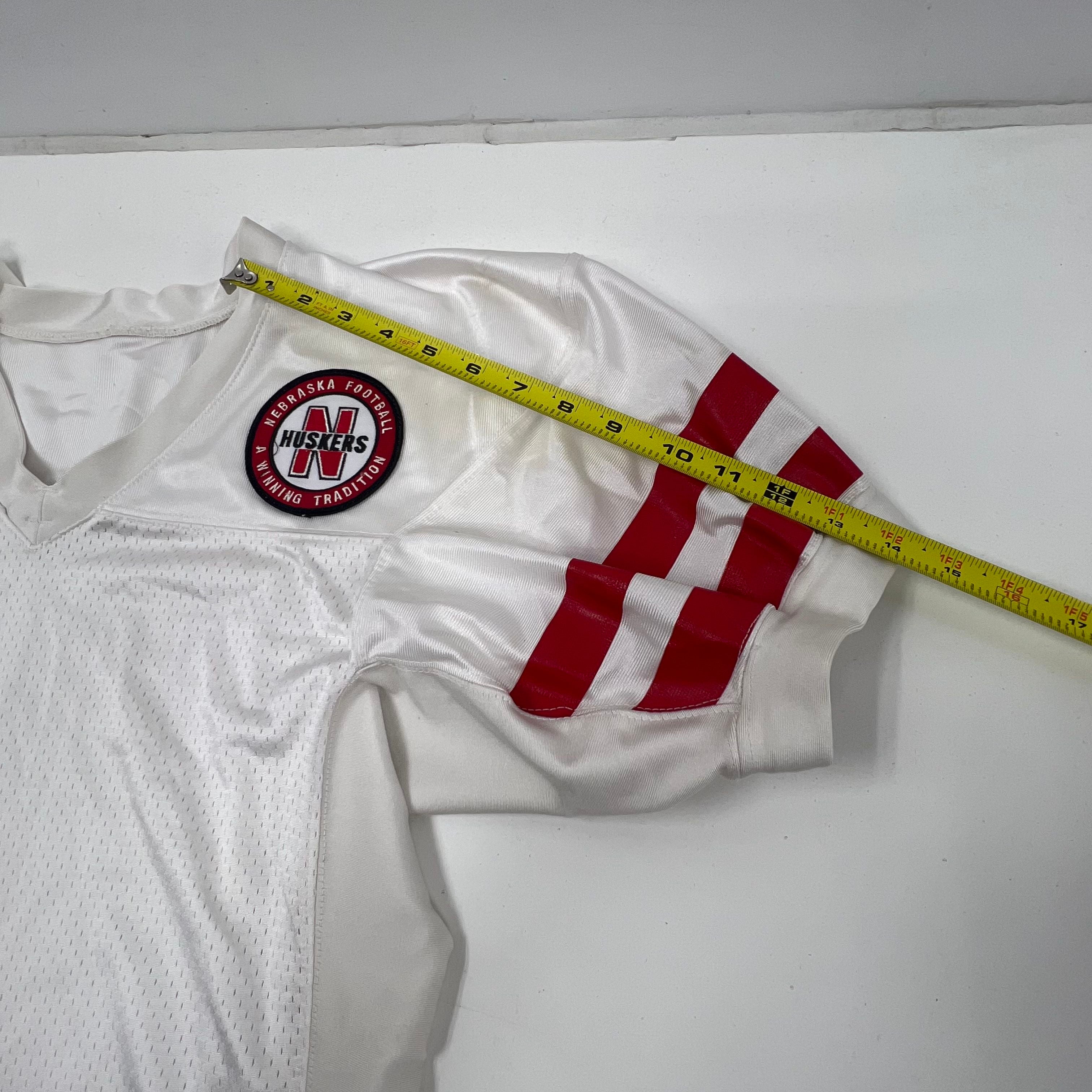 Adidas Nebraska Huskers Football Jersey Dress White Women's 44 Medium?