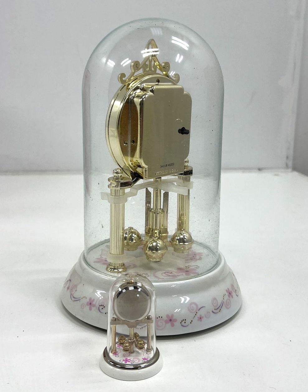 VTG Barbie Walmart Rapunzel Anniversary Cloche Spinning Clock Gift Set UNTESTED