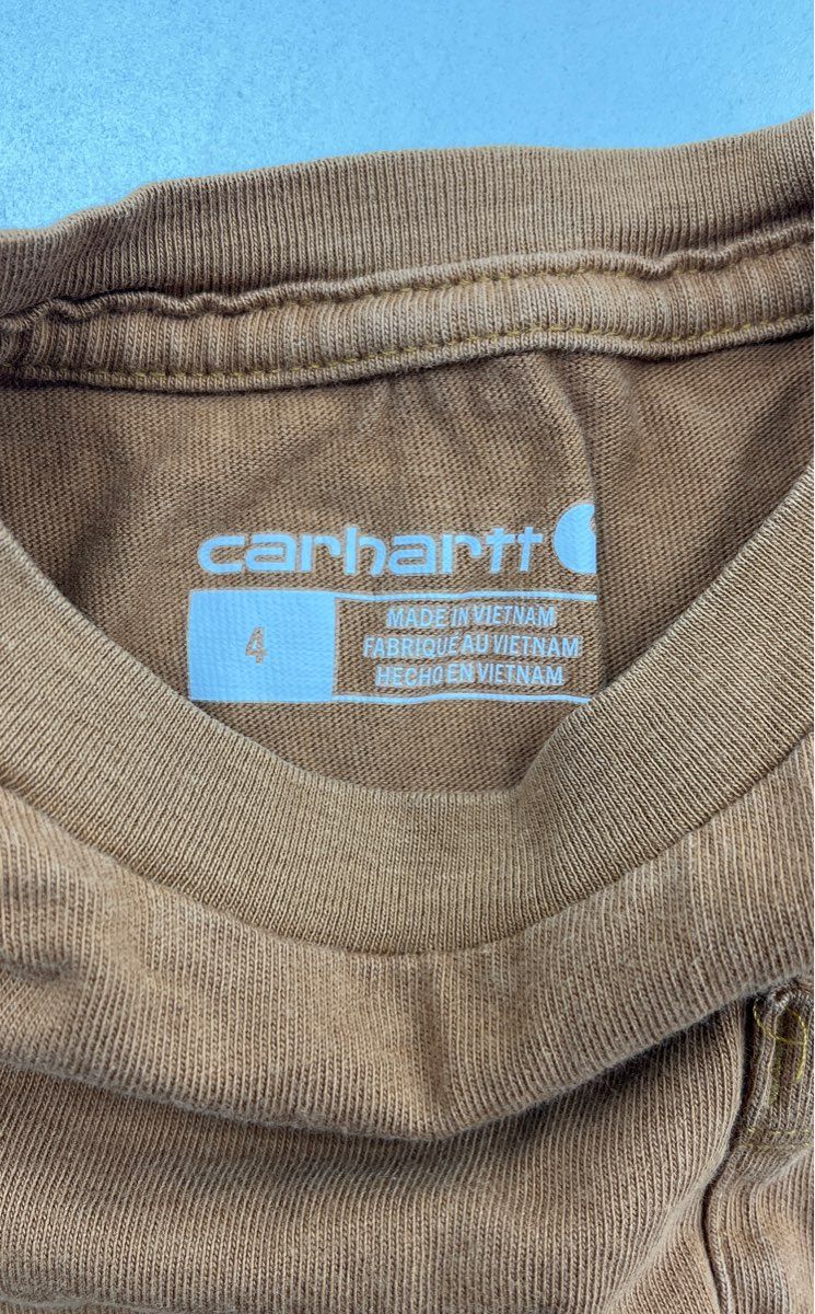 Carhartt Brown Long Sleeve Shirt - Size 4